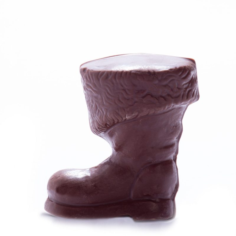 Solid Chocolate Santa Boot