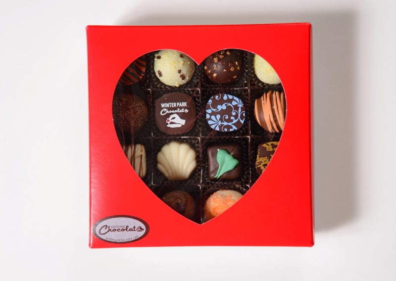 Valentine Red Truffle Box