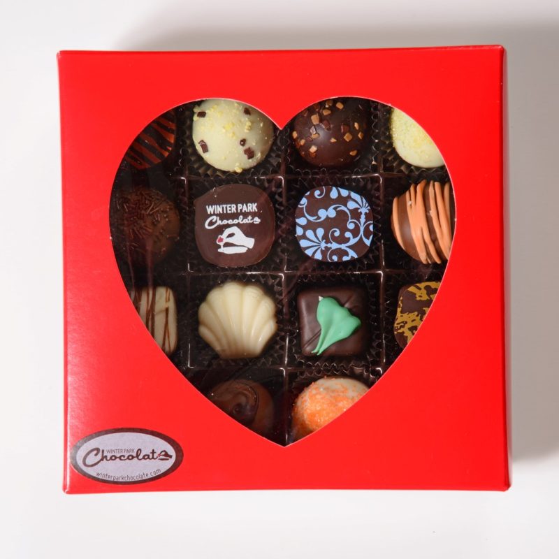 Valentine Red Truffle Box