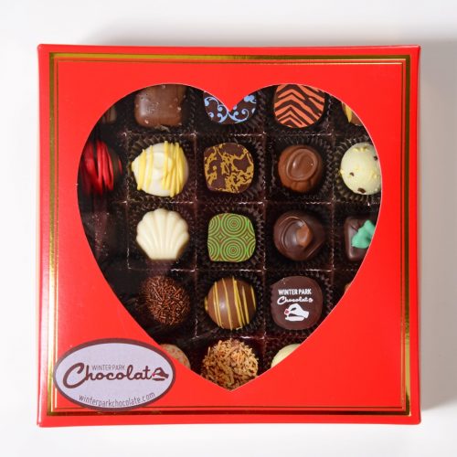 Valentine Red Truffle Box