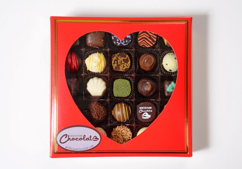 Valentine Red Truffle Box