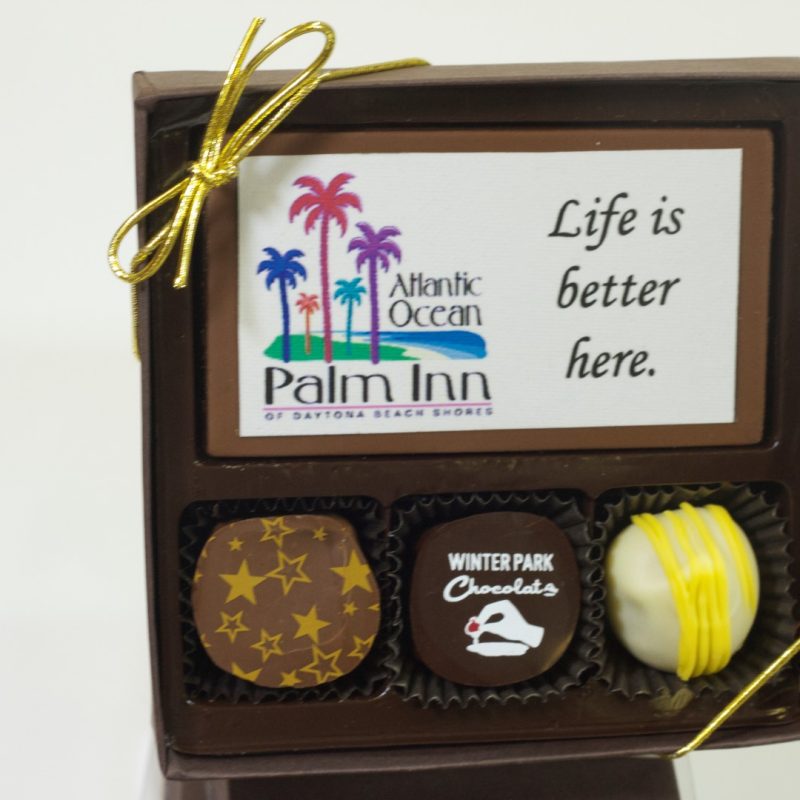 Chocolate Corporate Logo Boxes