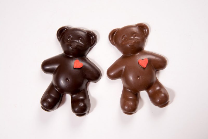 Solid Chocolate Teddy Bear