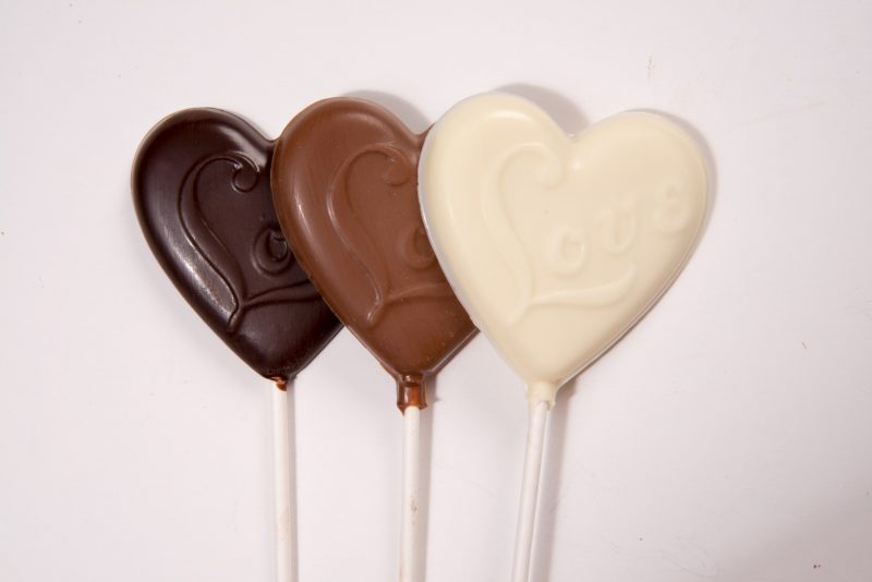 Valentine Heart Lolli's "I Love You"