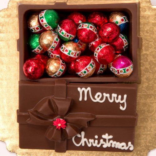 Chocolate Box with Ornaments