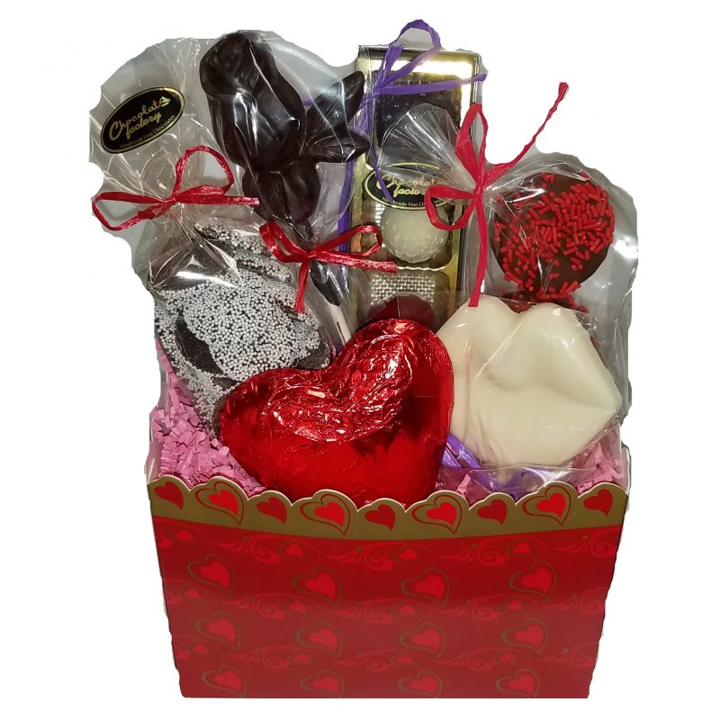 Valentine Gift Basket Chocolate Assortment