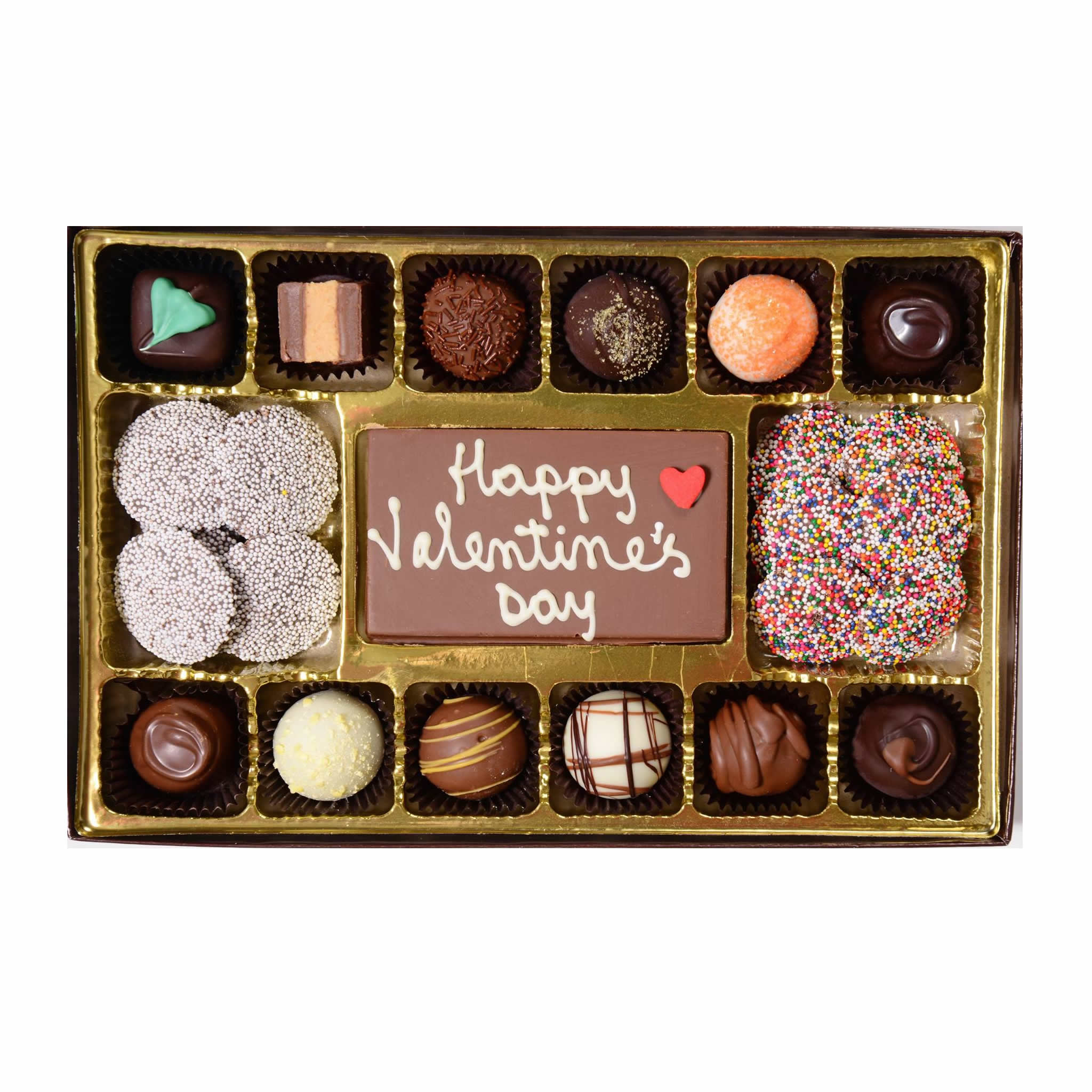 Valentine's Day Chocolate Message Gift Box Large