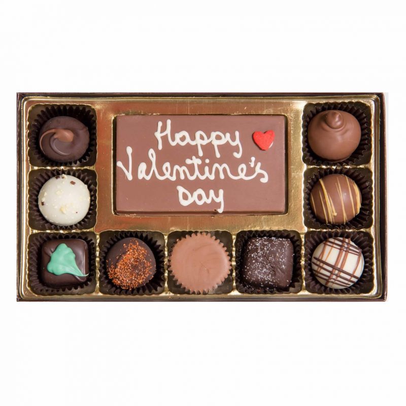 Valentine's Day Chocolate Message Gift Box Medium