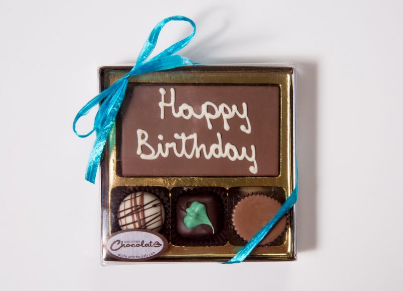 Birthday Assorted Truffle Message Box Small