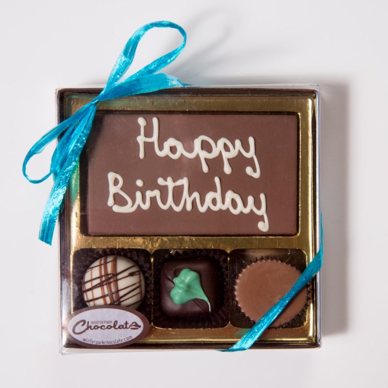 Birthday Assorted Truffle Message Box Small