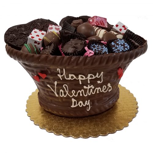 Edible Valentine Chocolate Gift Basket