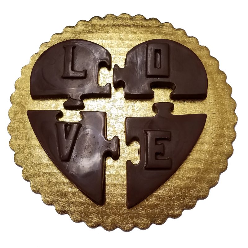 Valentine Puzzle Chocolate Gift Bar