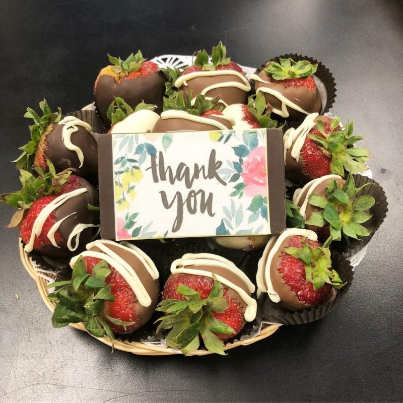 Chocolate Covered Strawberries Platter